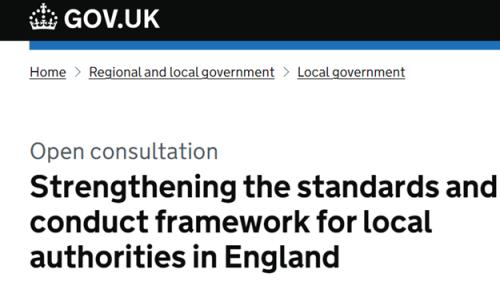 Consultation: Strengthening the standards and conduct framework for local authorities in England - Main Image